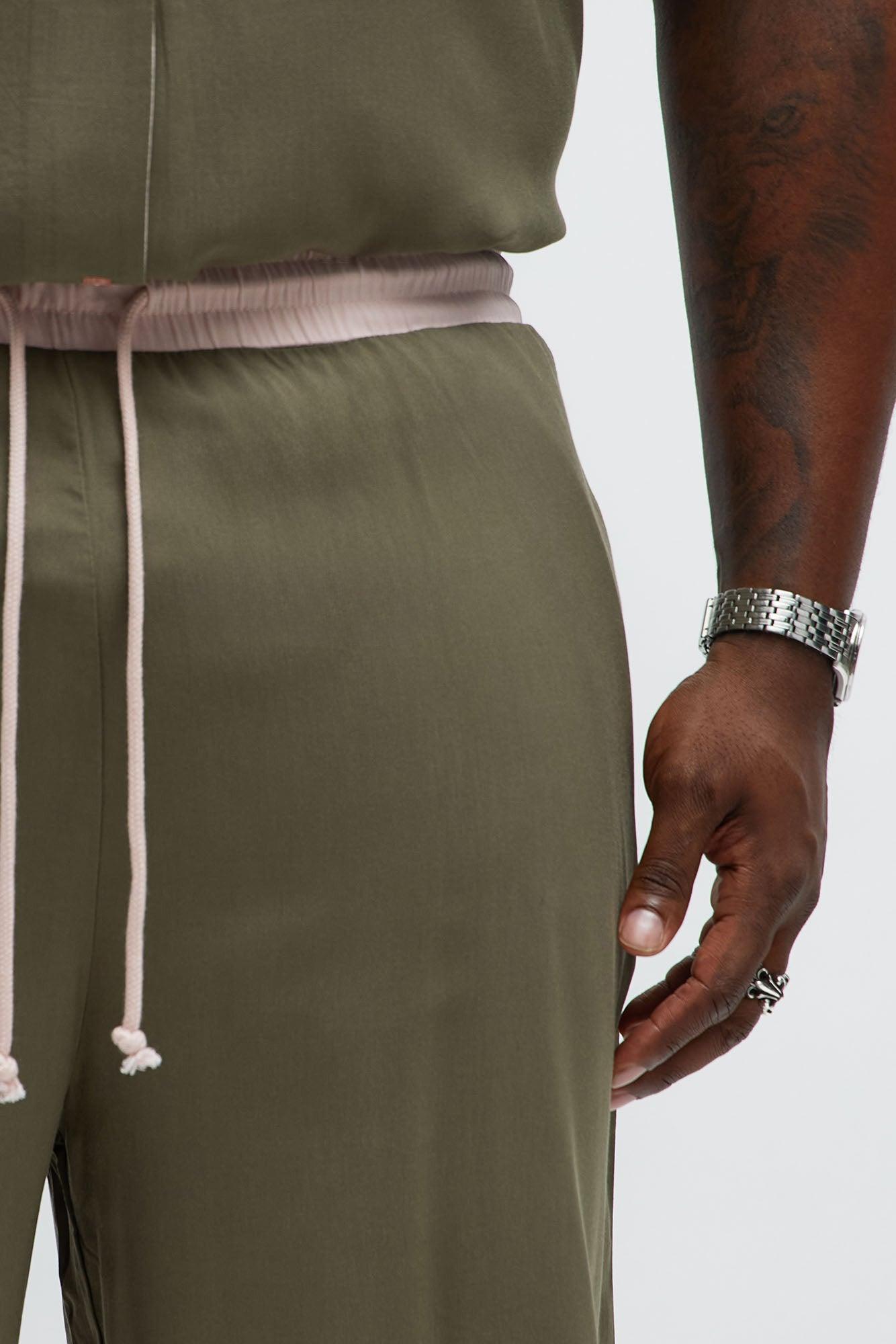 Relaxed Coach Shorts - Brown/combo Male Product Image