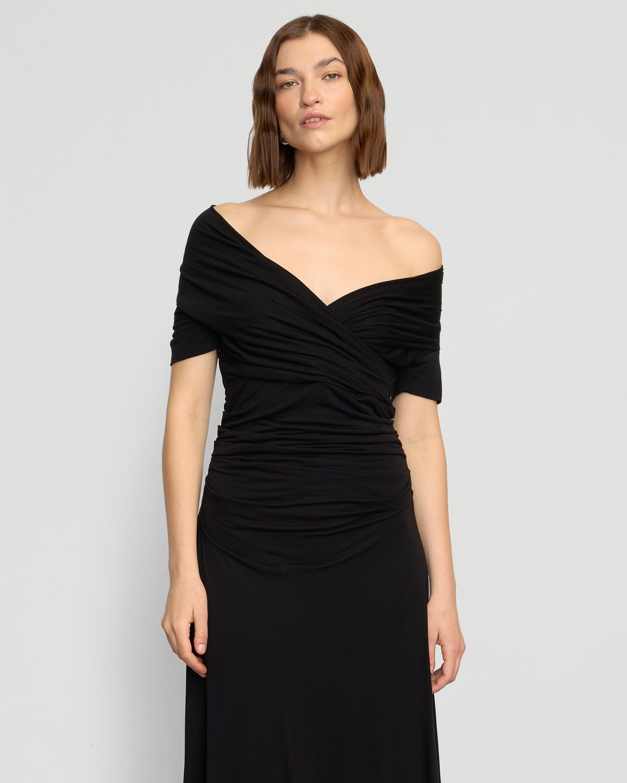 Thilda Ruched Off-Shoulder Dress Product Image