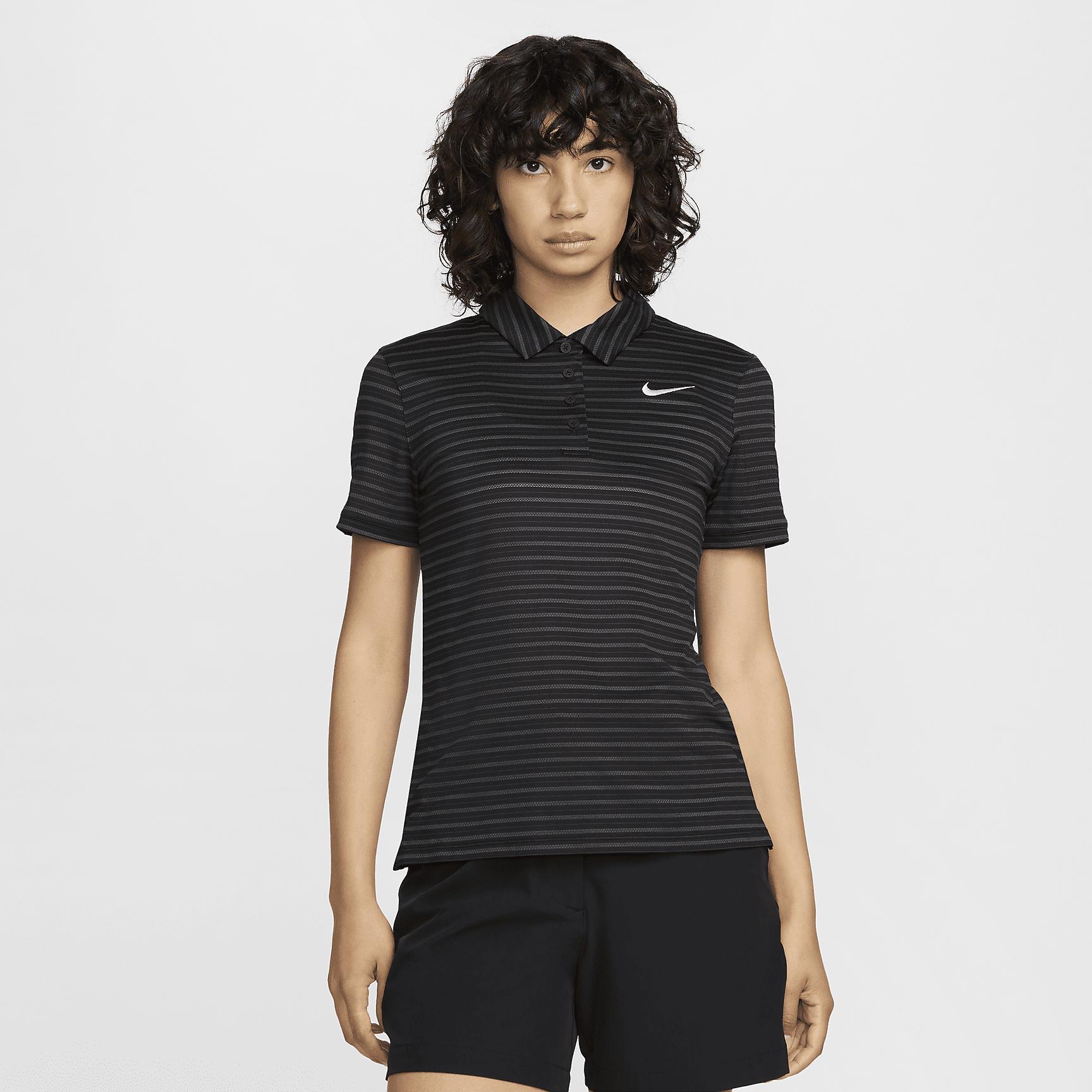 Nike Women's Victory Dri-FIT Short-Sleeve Striped Golf Polo Product Image
