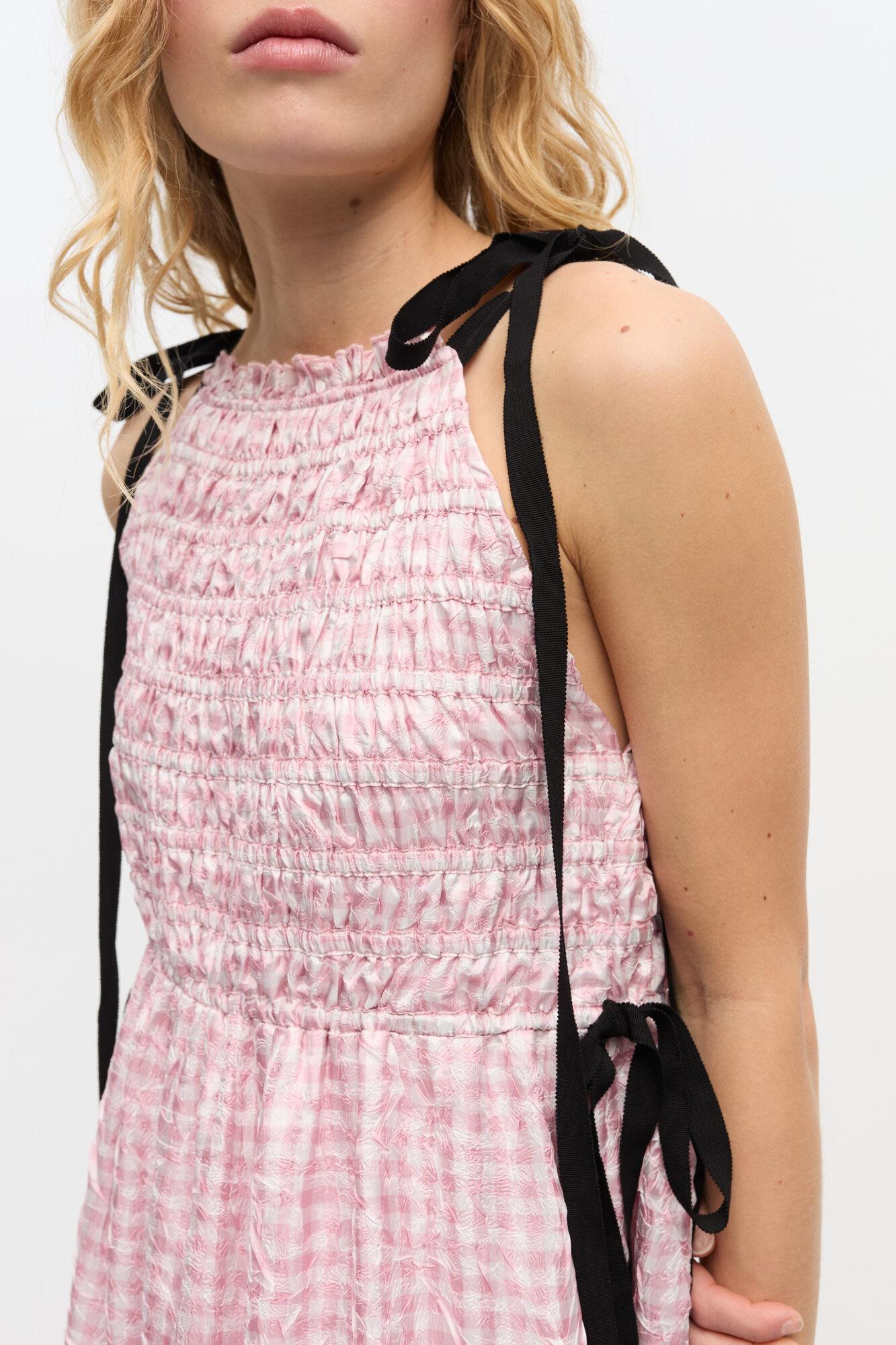 Pink Check Dress Product Image