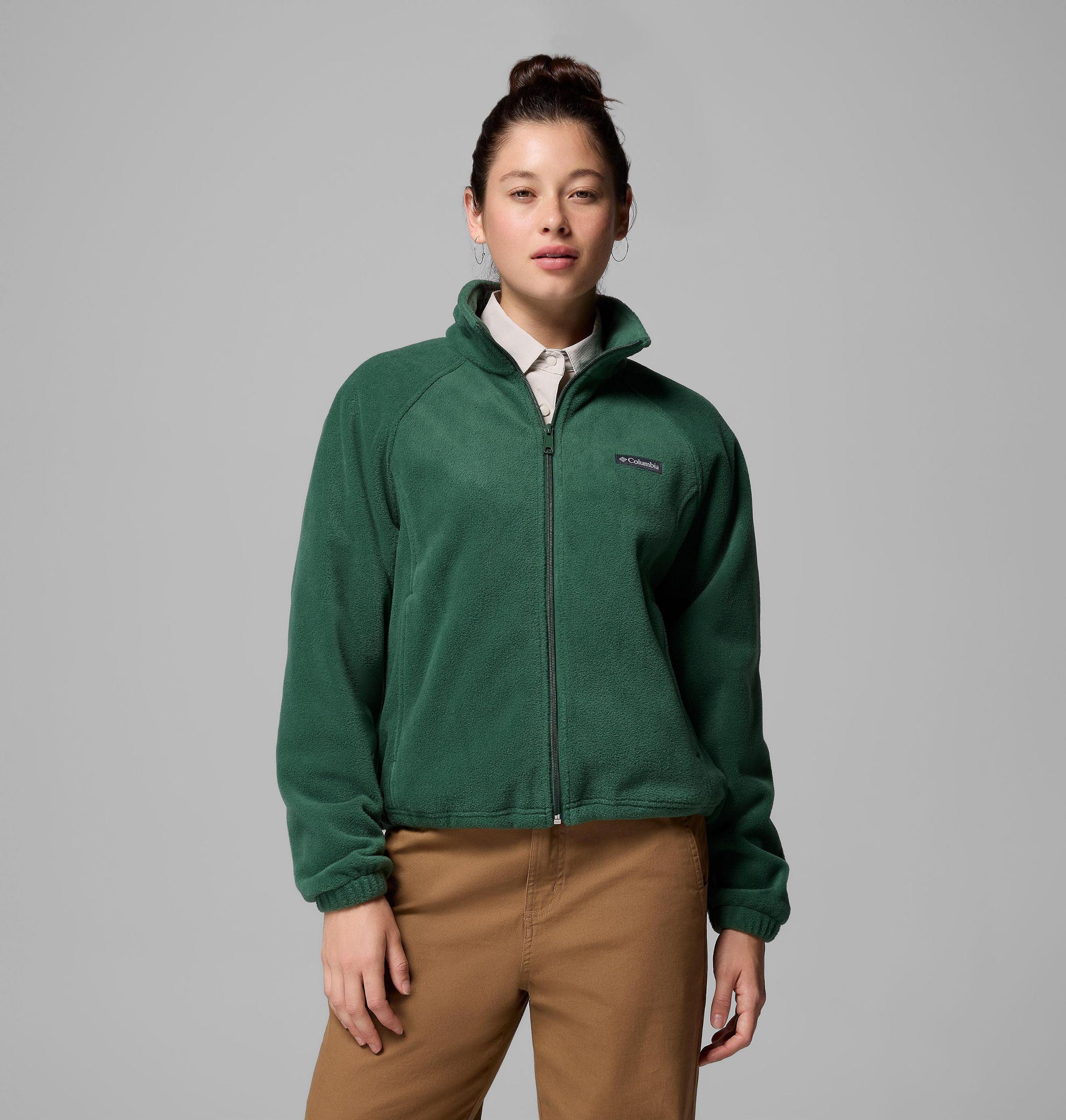 Columbia Womens Benton Springs Relaxed Full Zip Fleece Jacket- Product Image