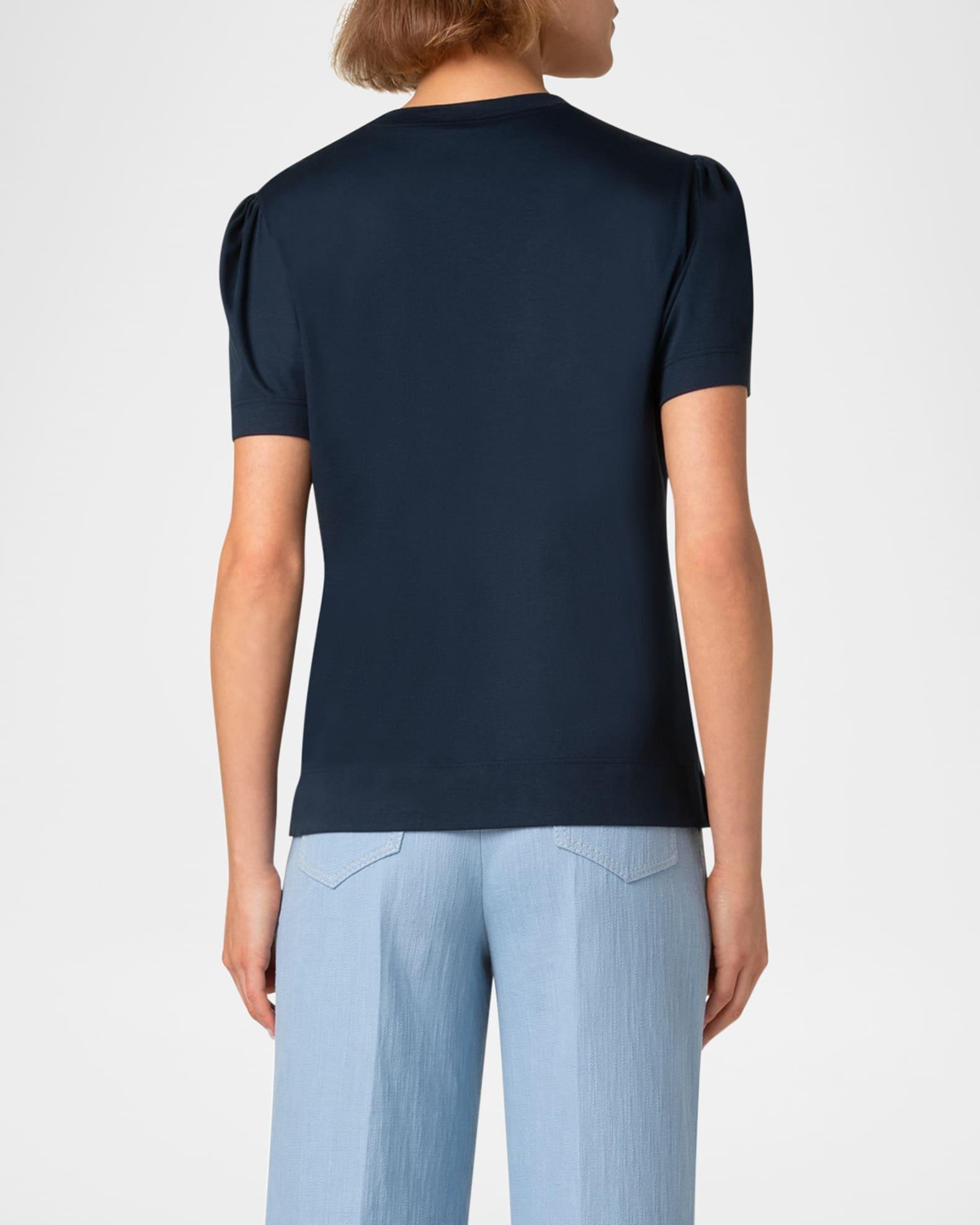 Straight Cotton Jersey T-Shirt Product Image
