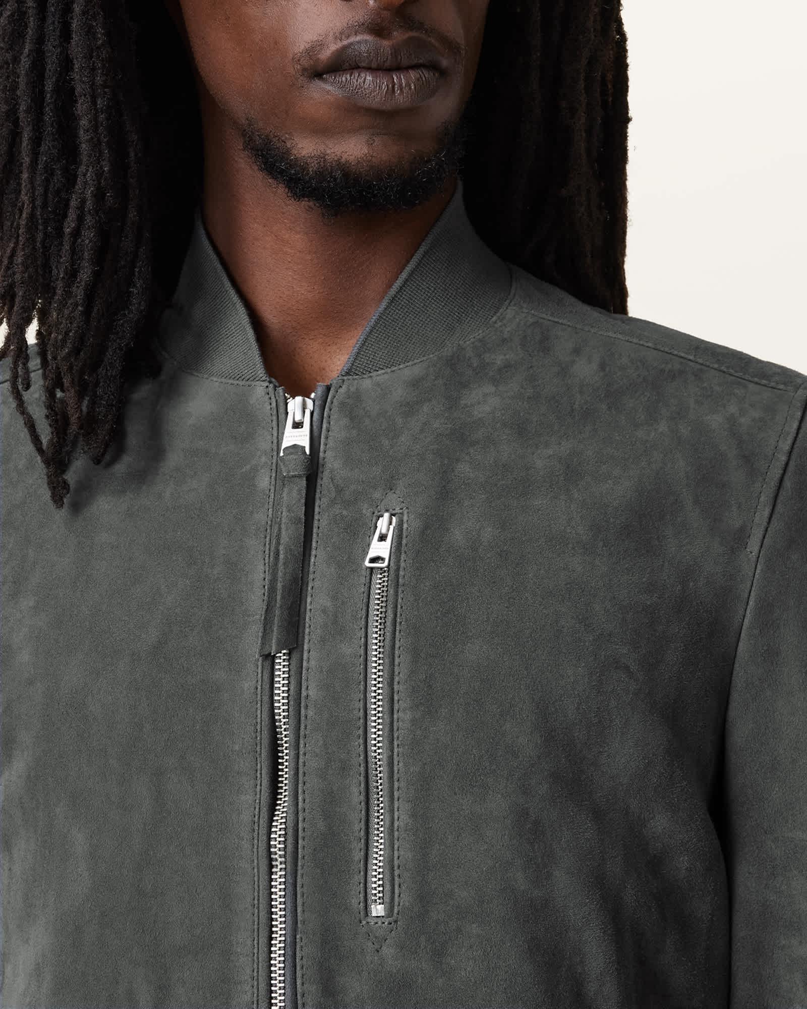 Kemble Suede Bomber Jacket Product Image