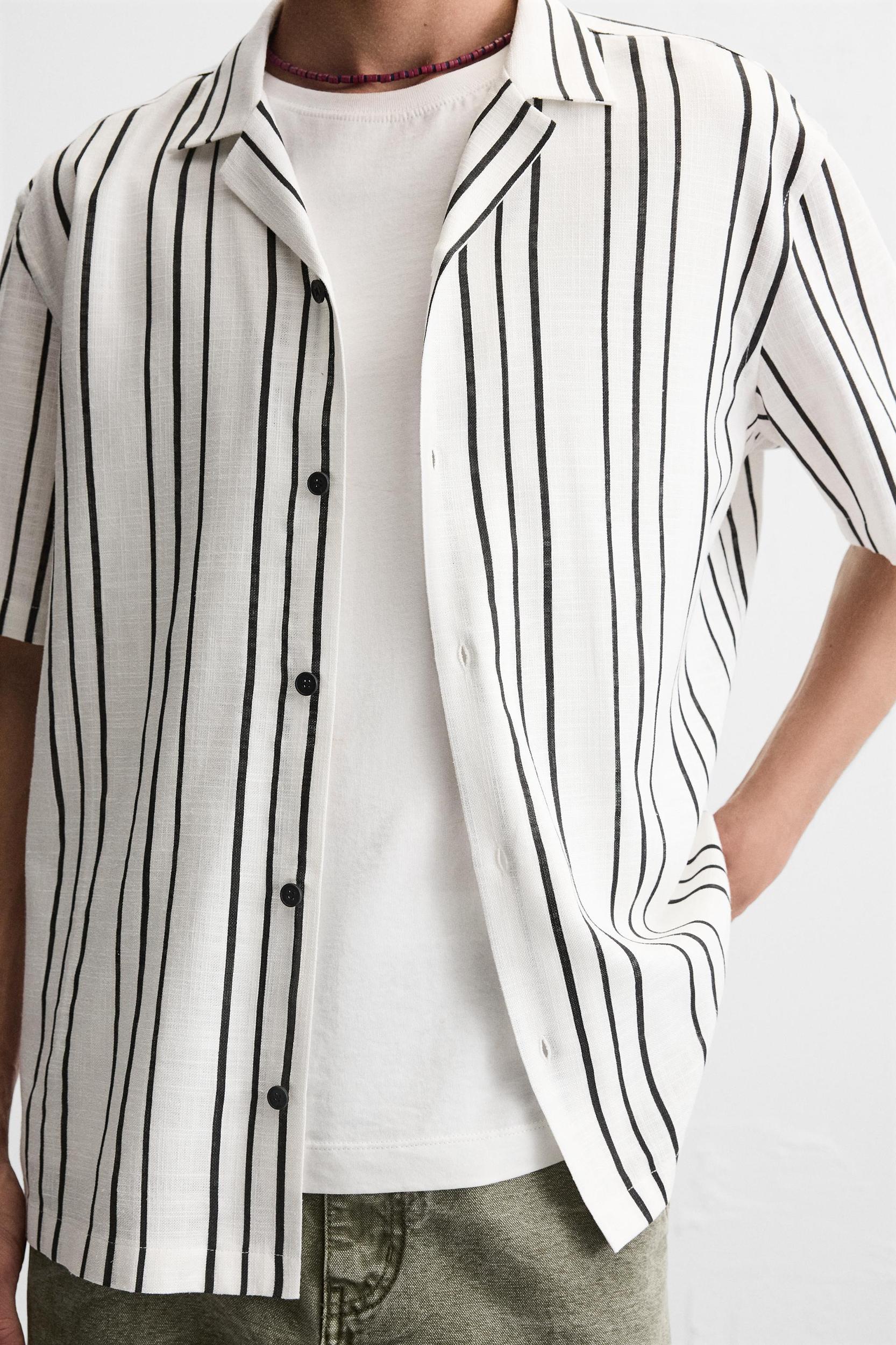 FLOWY STRIPED SHIRT Product Image