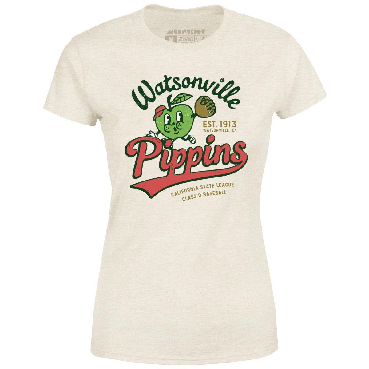 Watsonville Pippins - California - Vintage Defunct Baseball Teams - Women's T-Shirt Female Product Image