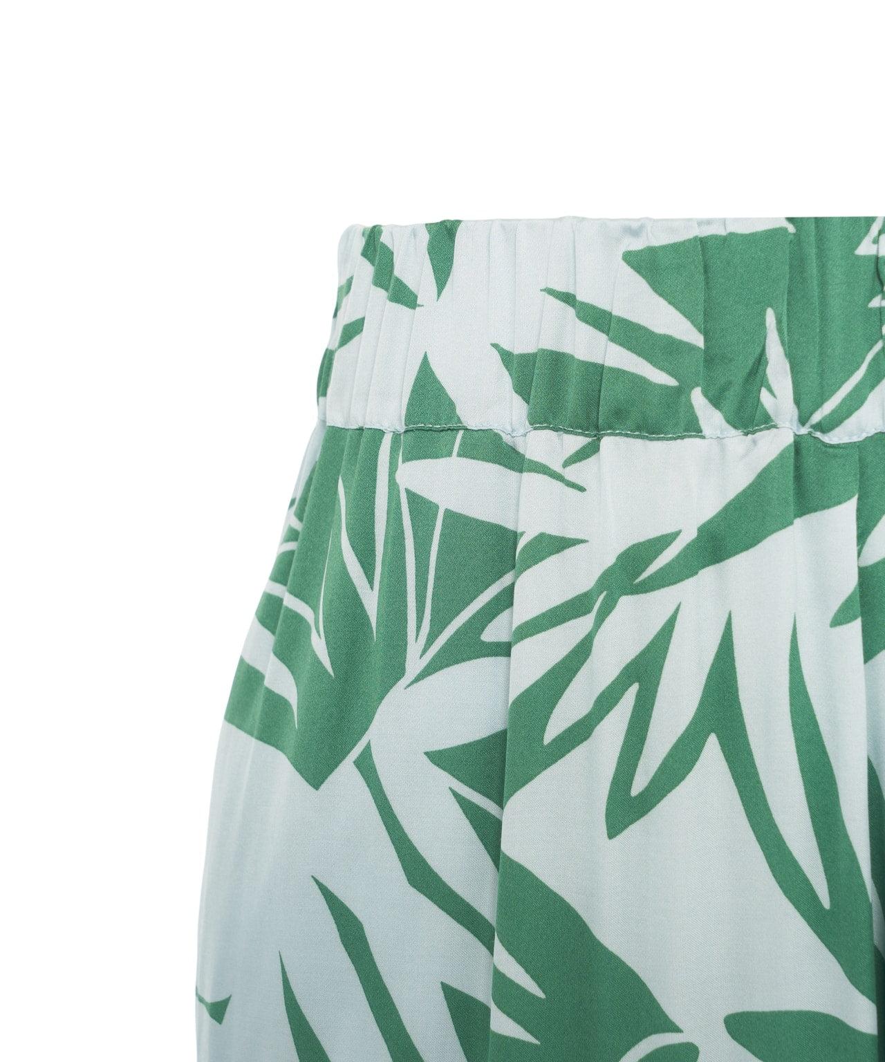 Satin pants with print Product Image