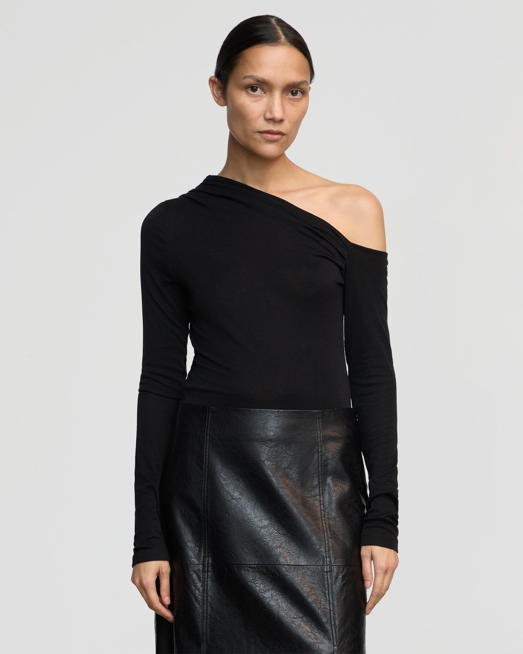 Ayra Tencel-Wool Off-Shoulder Tee Product Image