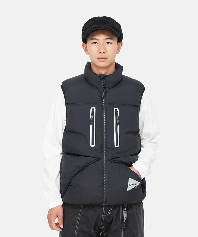 Gramicci x and wander Down Vest Male Product Image