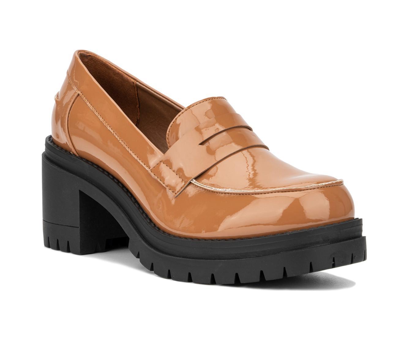 Women's New York and Company Penni Heeled Loafers Product Image