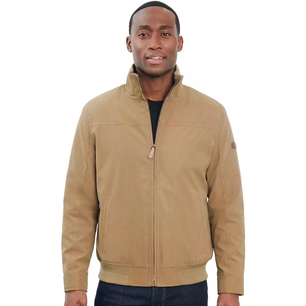 Men's London Fog Sherpa-Lined Microfiber Bomber Jacket,  Product Image