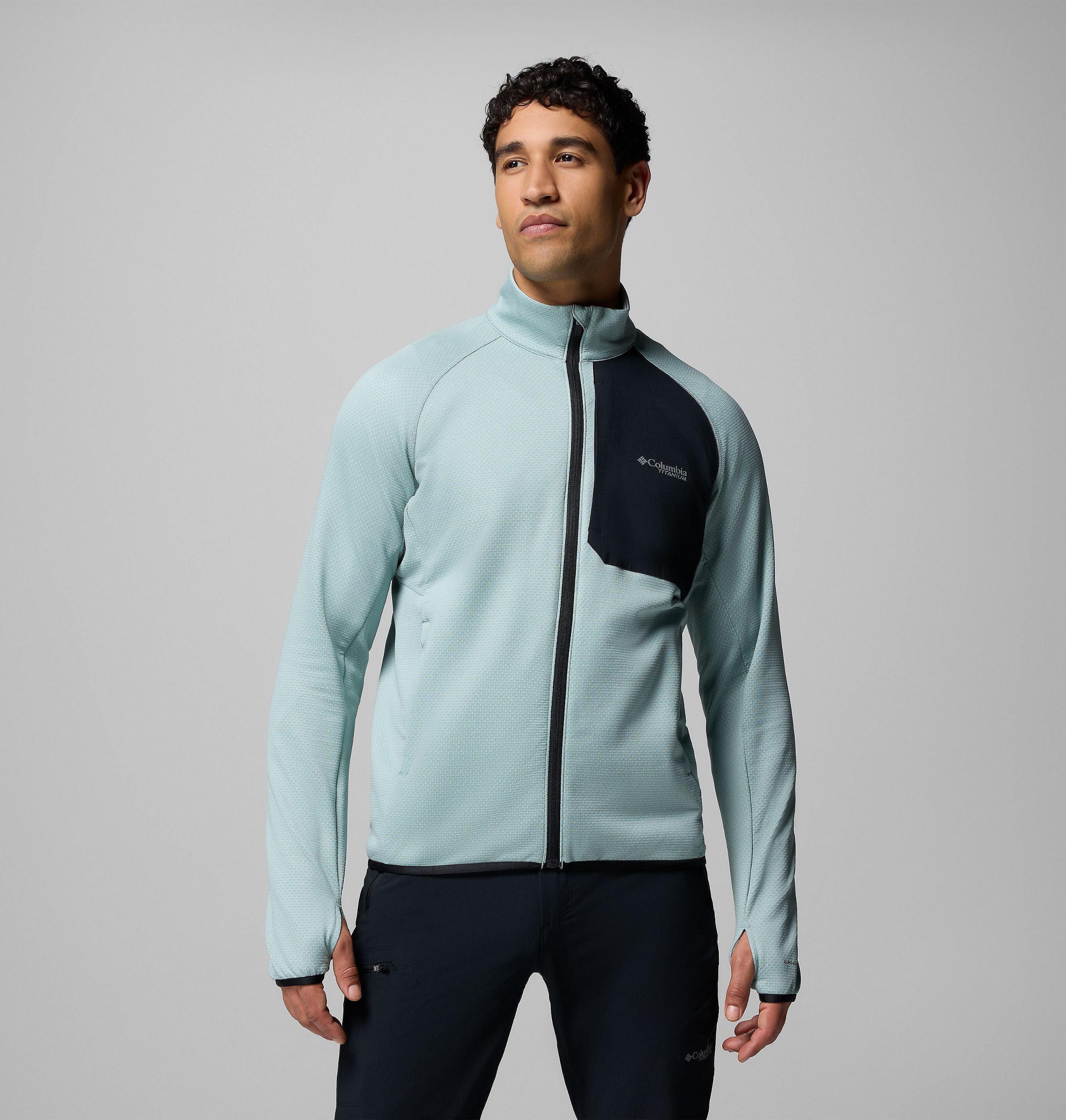 Columbia Mens Triple Canyon Grid Fleece II Full Zip Jacket- Product Image