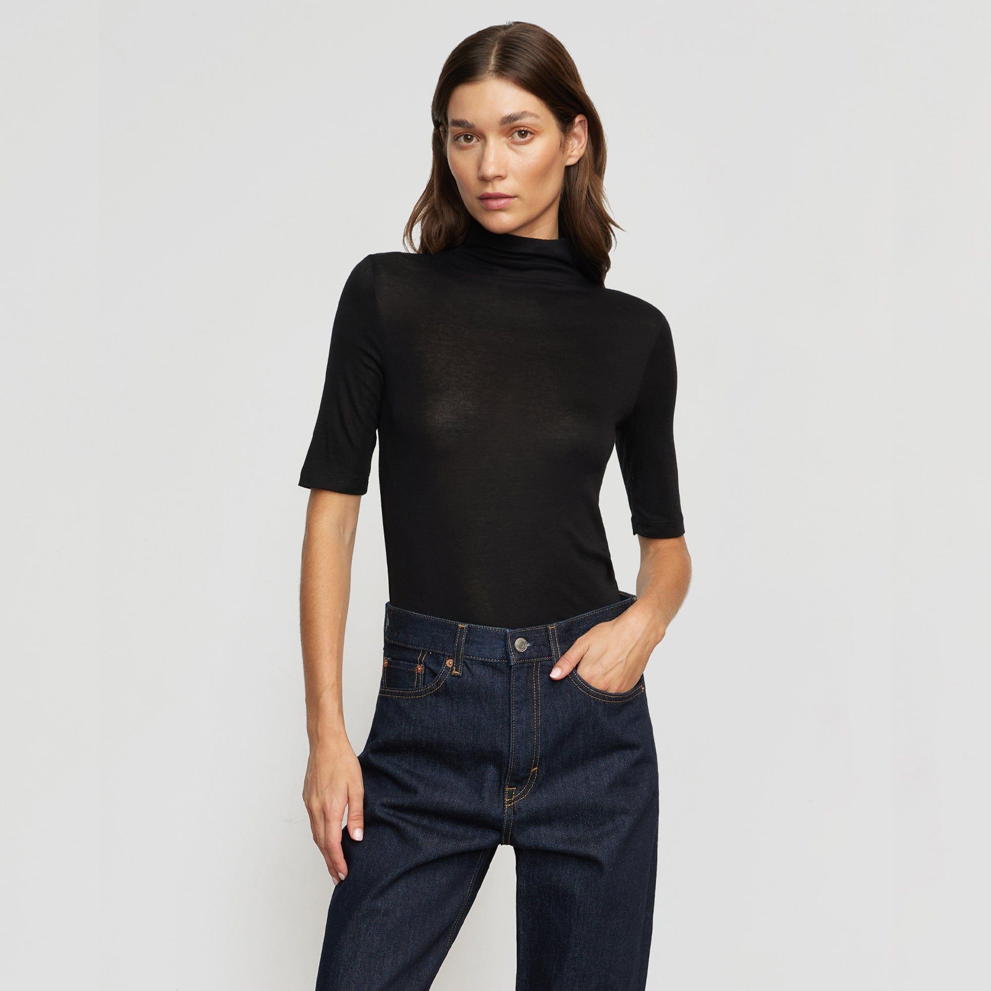 Gina Tencel-Wool Semi-Sheer Tee Product Image