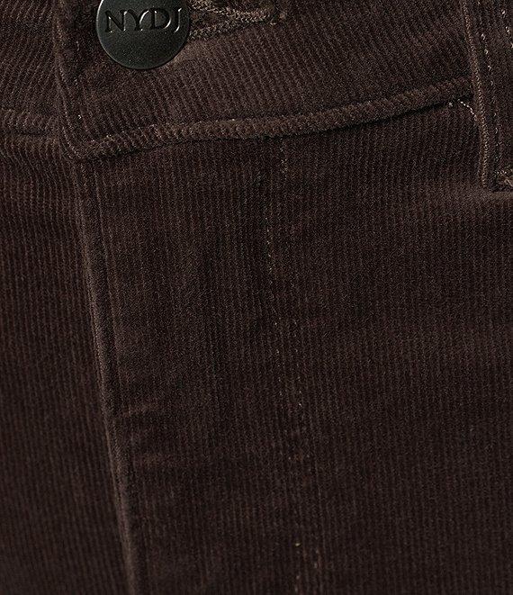 NYDJ Marilyn Straight Leg Mid Rise Fine Wale Corduroy Jeans Product Image