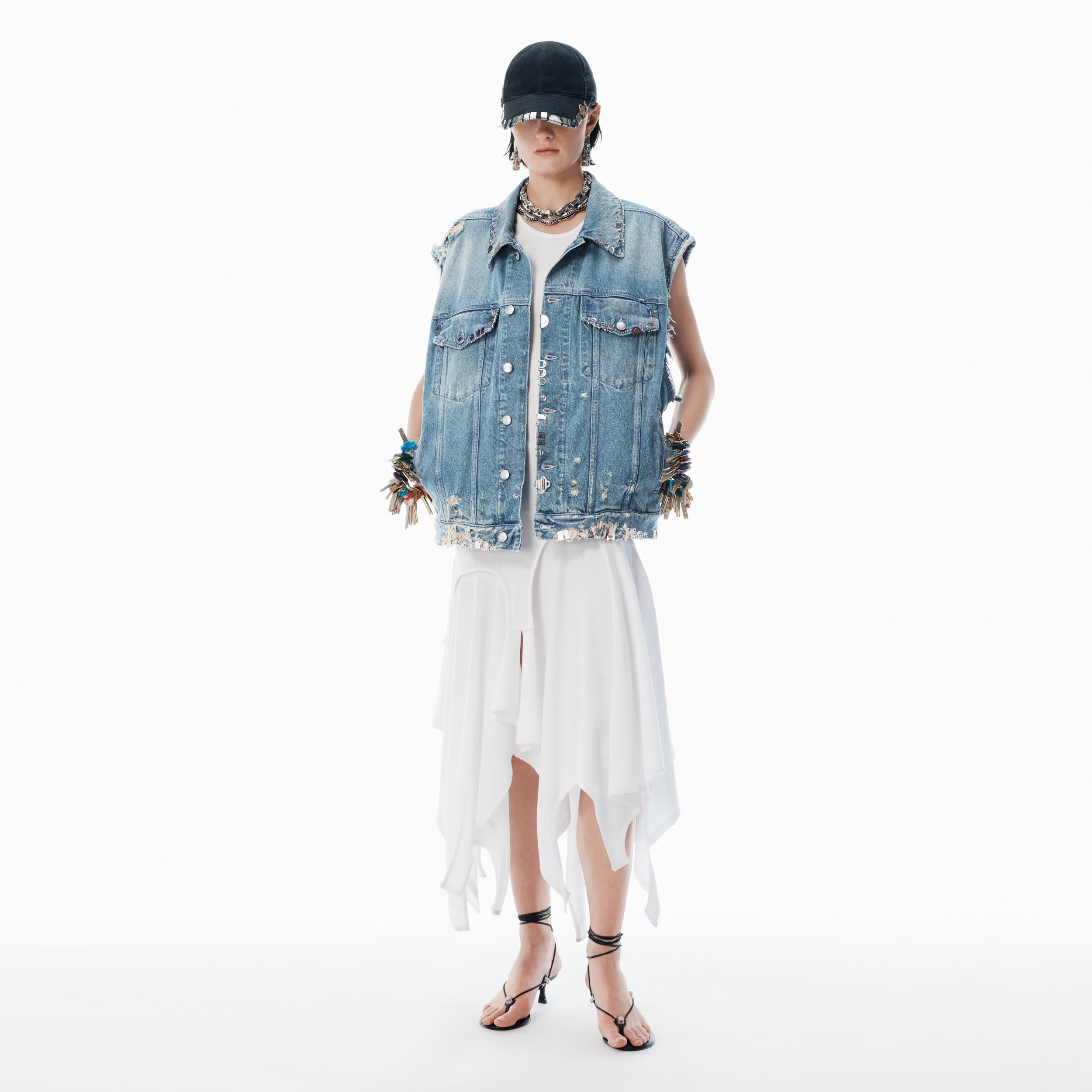 Regen Denim Oversized Vest Product Image