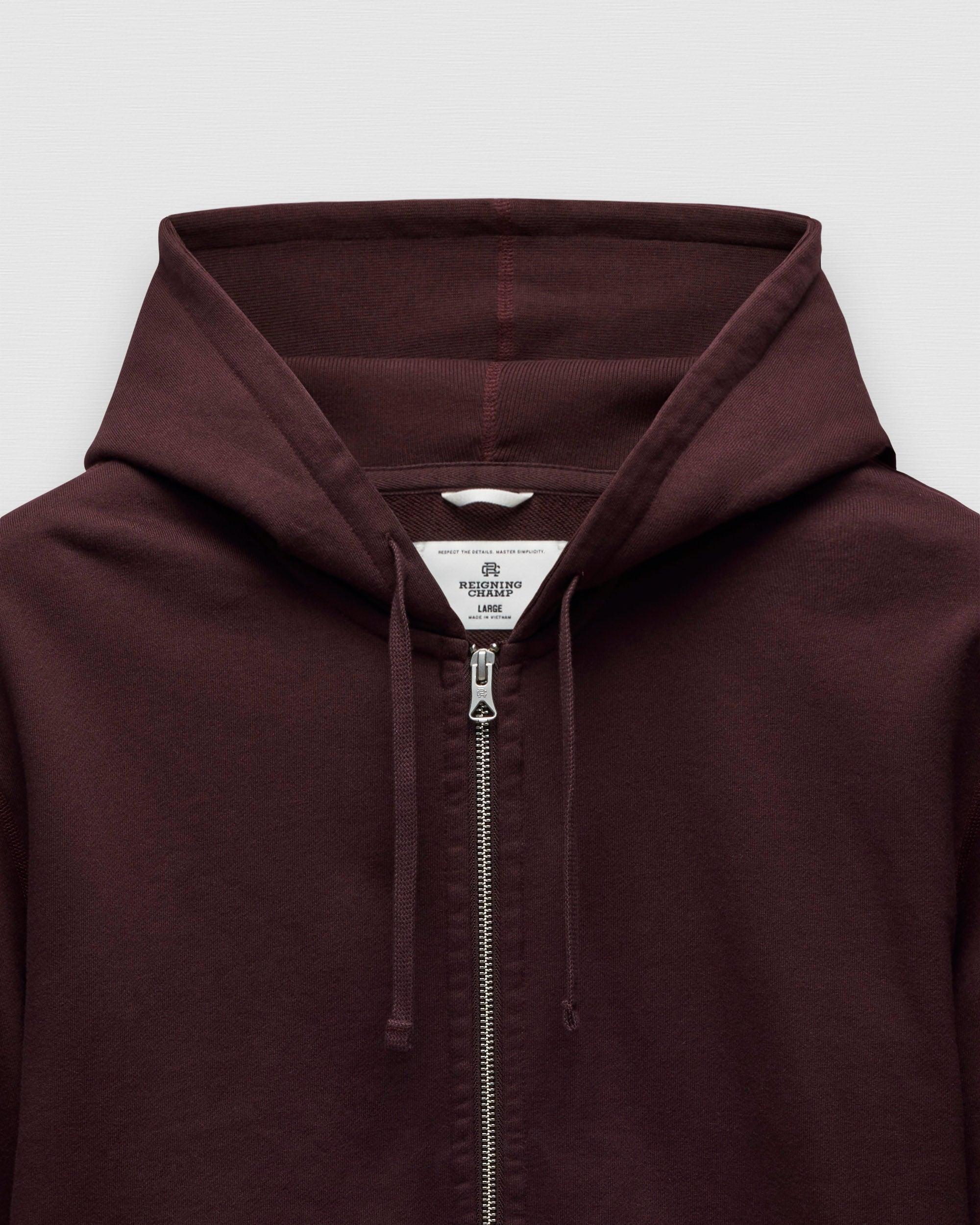 Midweight Terry Standard Zip Hoodie Male Product Image