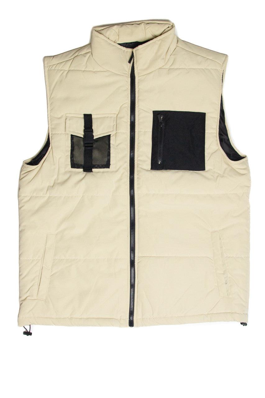 Buckle Pocket Puffer Vest Product Image