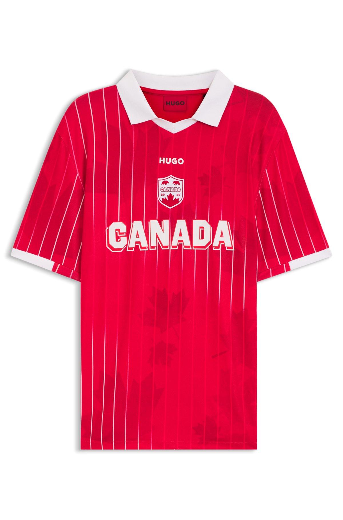 Relaxed-fit soccer T-shirt with nation detailing Product Image