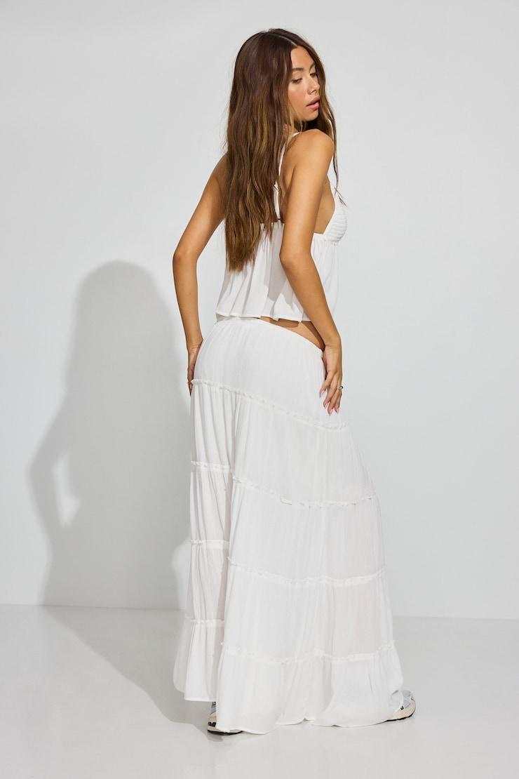 Tiered Maxi Skirt Product Image