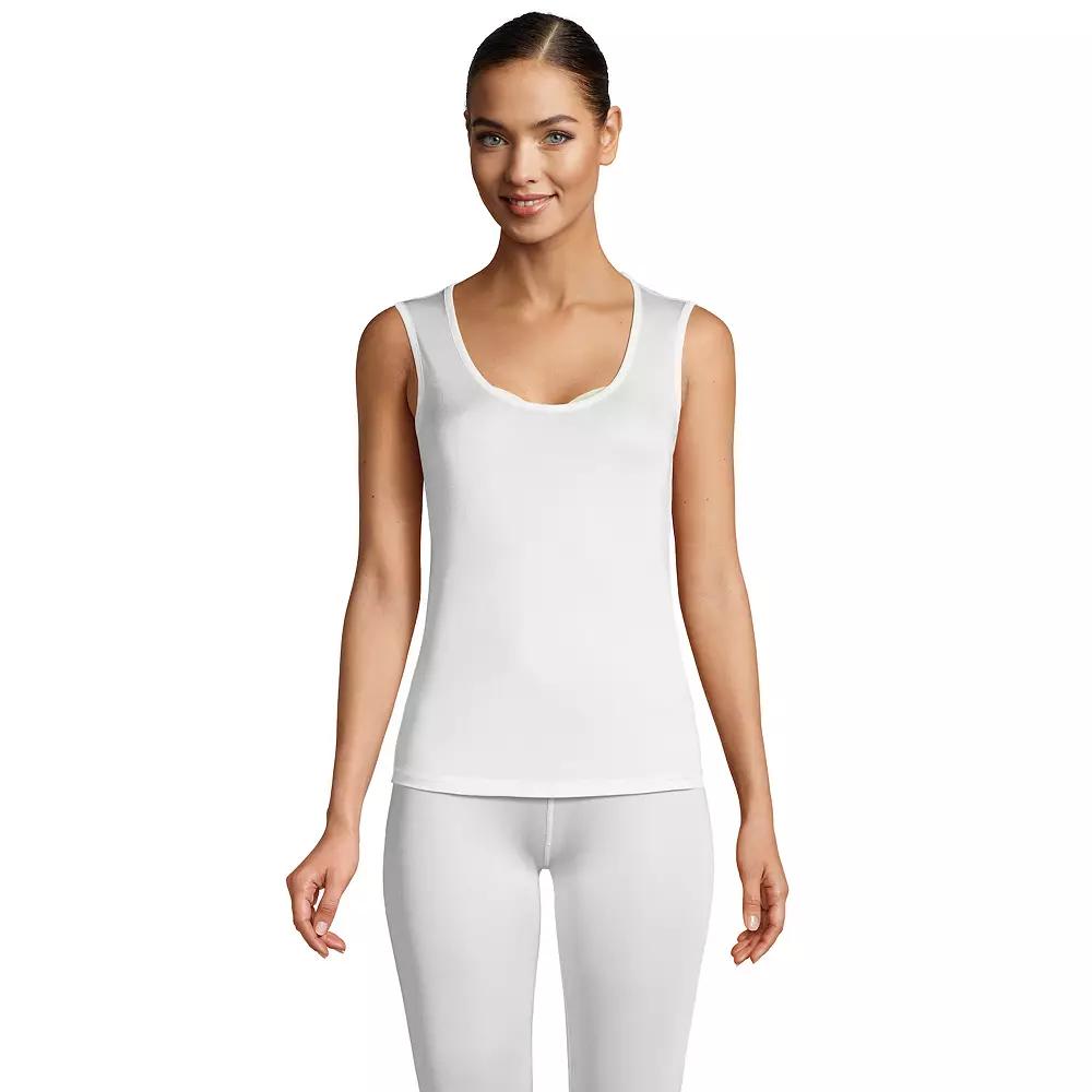 Women's Lands' End Silk Interlock Tank Undershirt,  Product Image