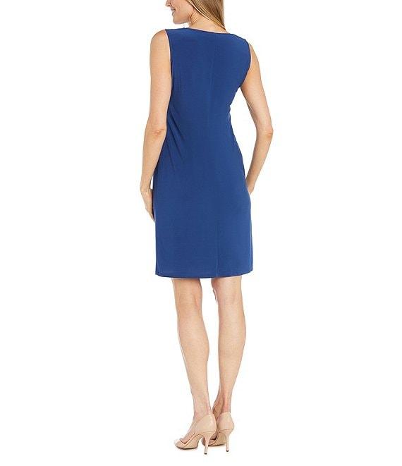 R & M Richards Petite Size 2-Piece Printed Jacket Dress Product Image