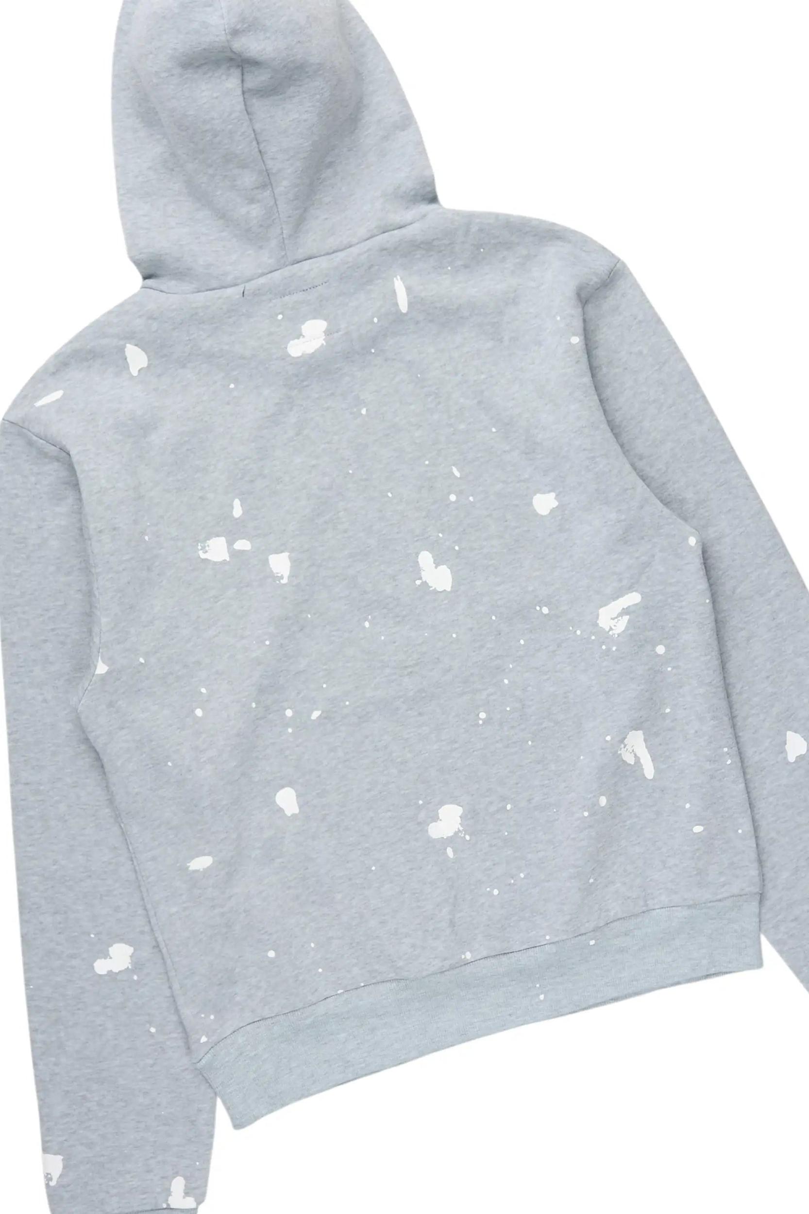 Just Between Us Heather Grey Short Set Female Product Image