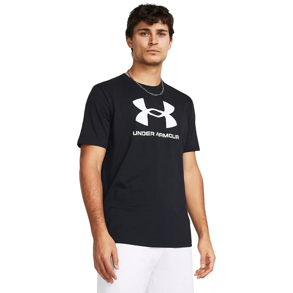 Big & Tall Under Armour Logo Short Sleeve Tee, Men's,  Product Image