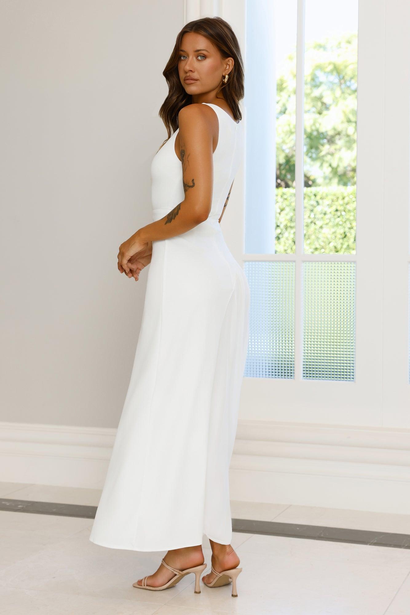 Strut With Style Maxi Dress White Product Image