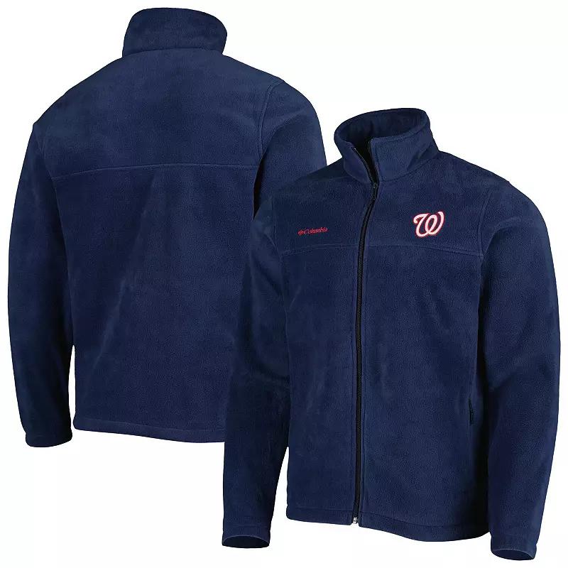 Men's Columbia Navy Washington Nationals Steens Mountain Full-Zip Jacket,  Product Image