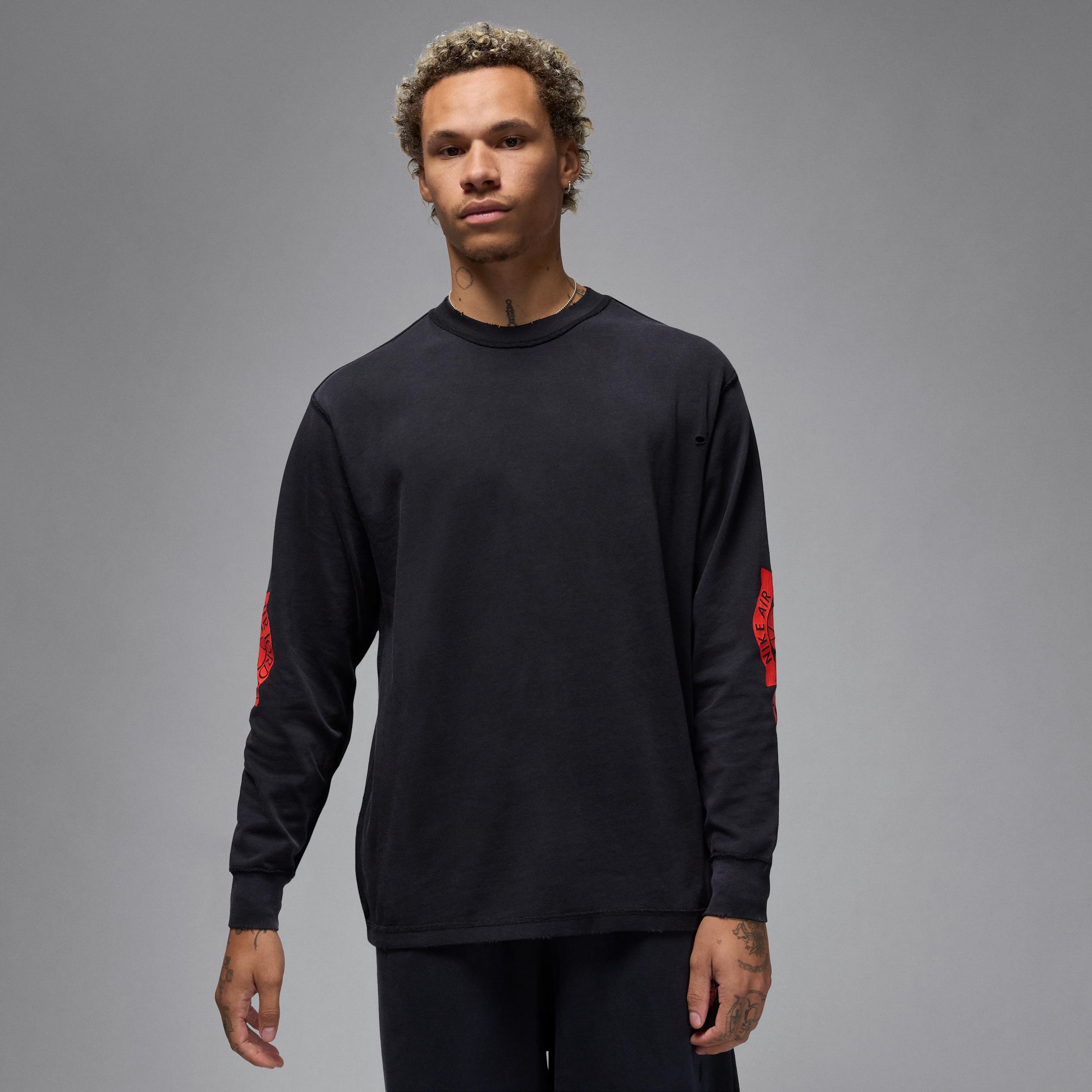 Mens Jordan Rare Air Long-Sleeve T-Shirt | IB3134-010 Product Image