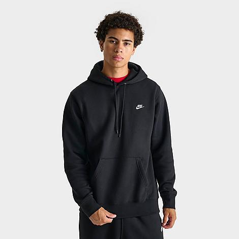 Nike Club Logo Fleece Pullover Hoodie Sweatshirt Mens at Urban Outfitters Product Image
