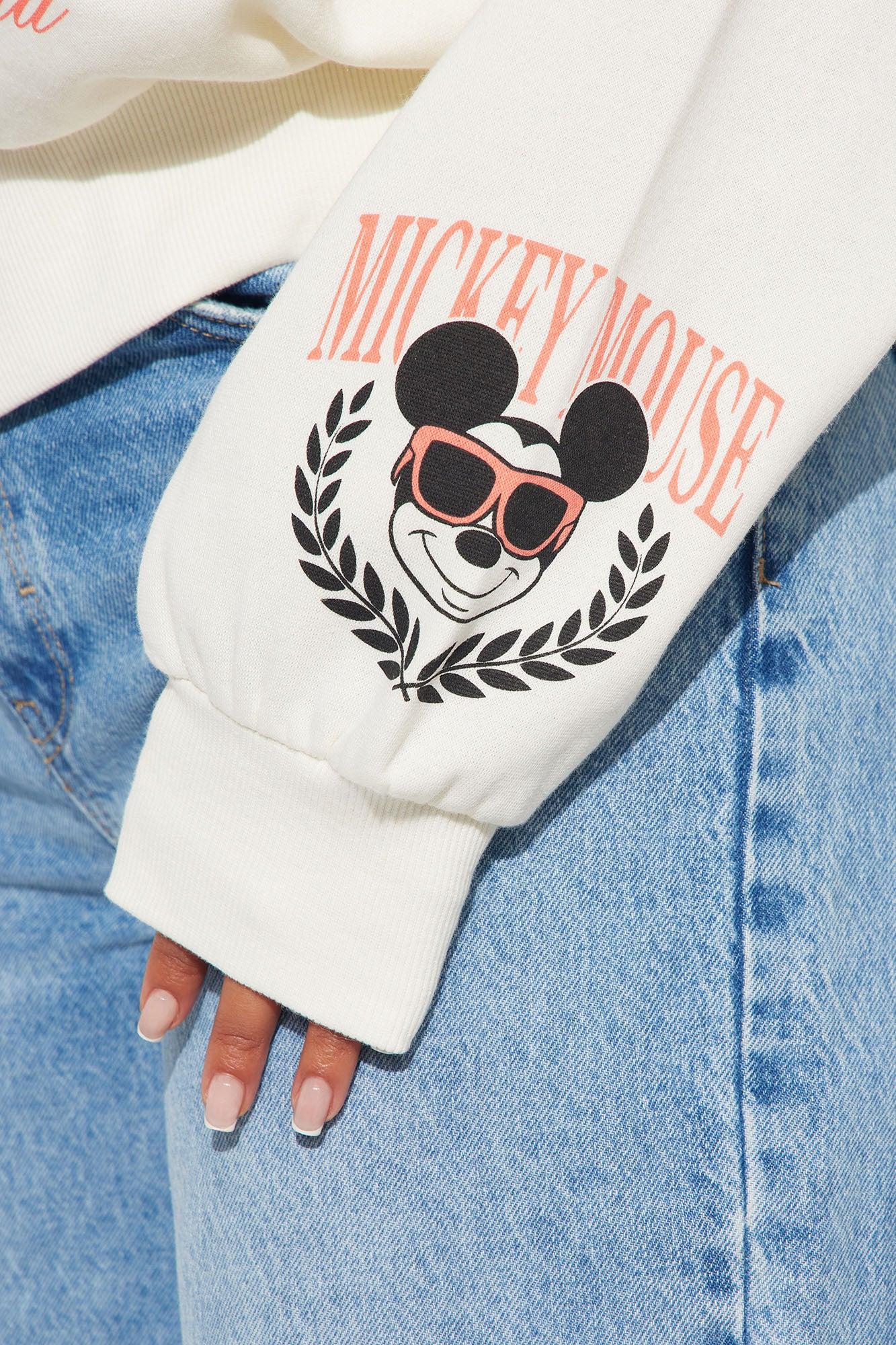 Mickey Mouse Weekend Champions Sweatshirt - Cream Product Image