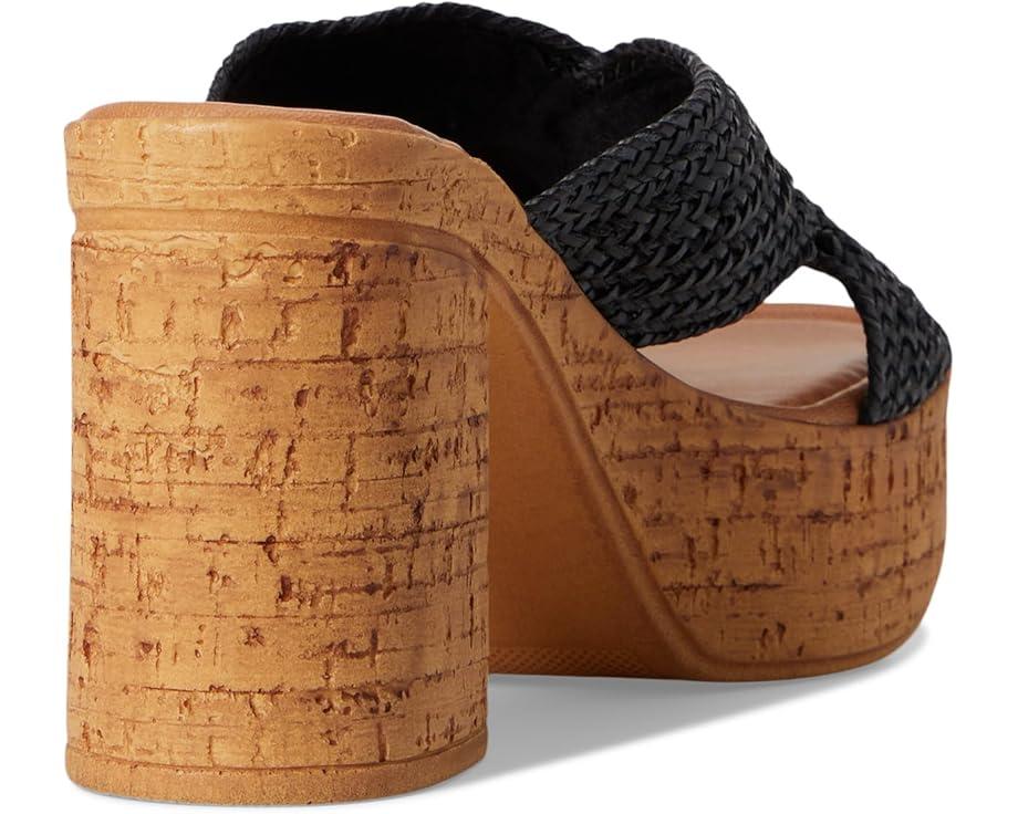 Adorned Metallic Raffia Slide Sandal Product Image