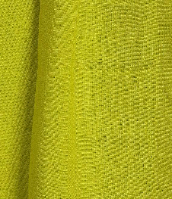 Eileen Fisher Petite Size Organic Handkerchief Linen Classic Collar Long Sleeve Shirt Product Image