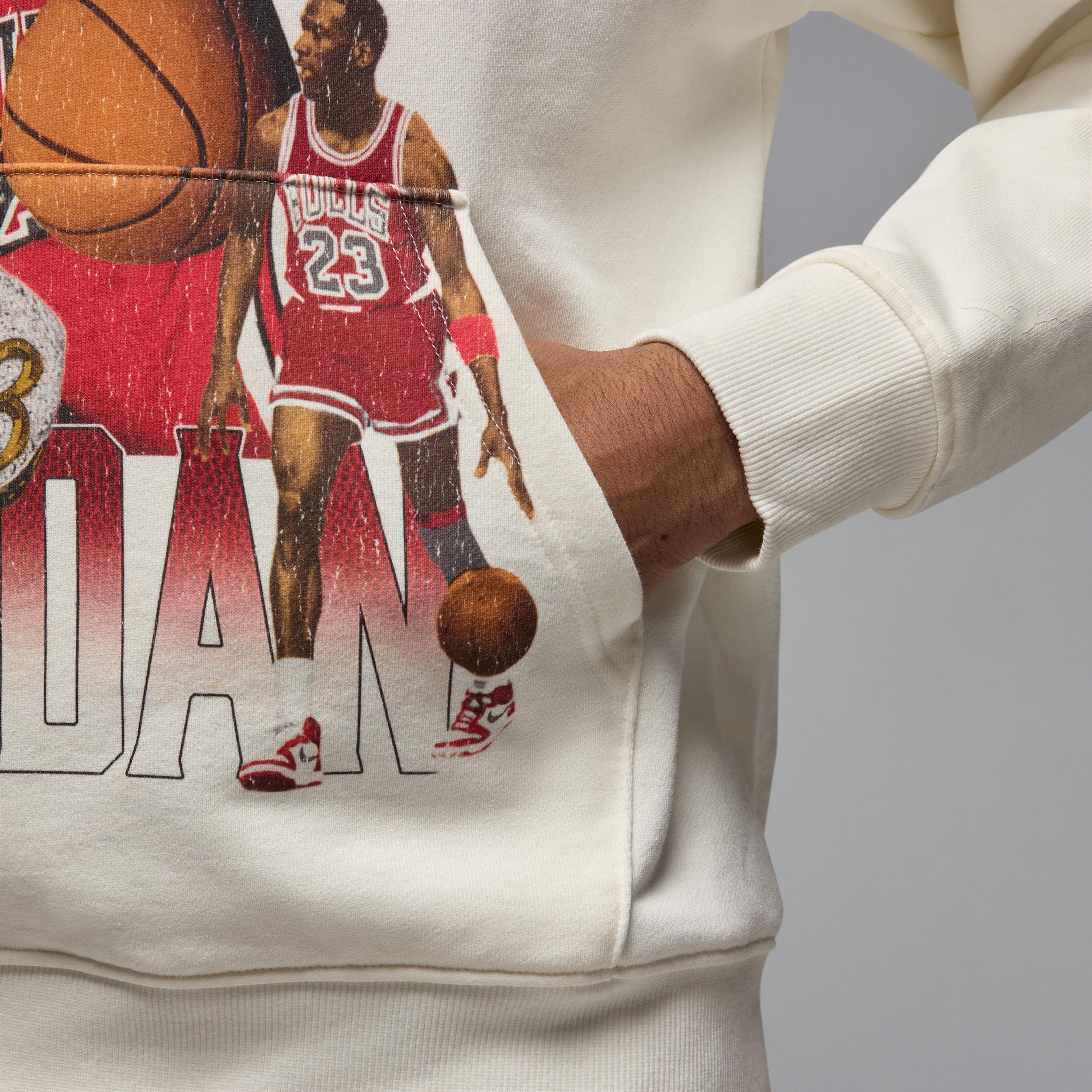 Men's Jordan Flight Fleece Graphic Pullover Hoodie Product Image