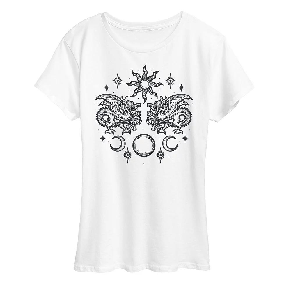 Women's Celestial Dragon Graphic Tee,  Product Image