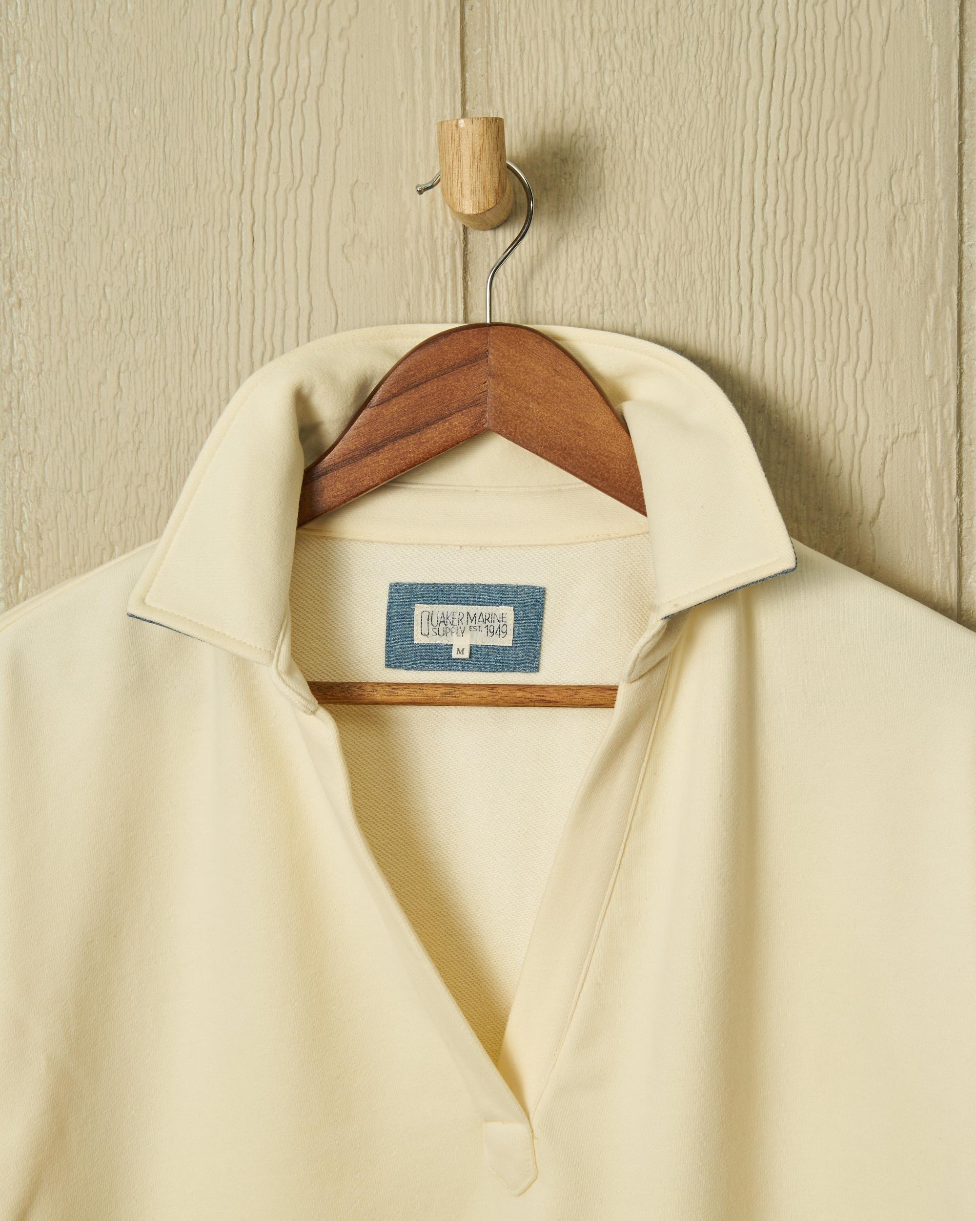 Inlet Pullover in Cream Loopback Terry Product Image