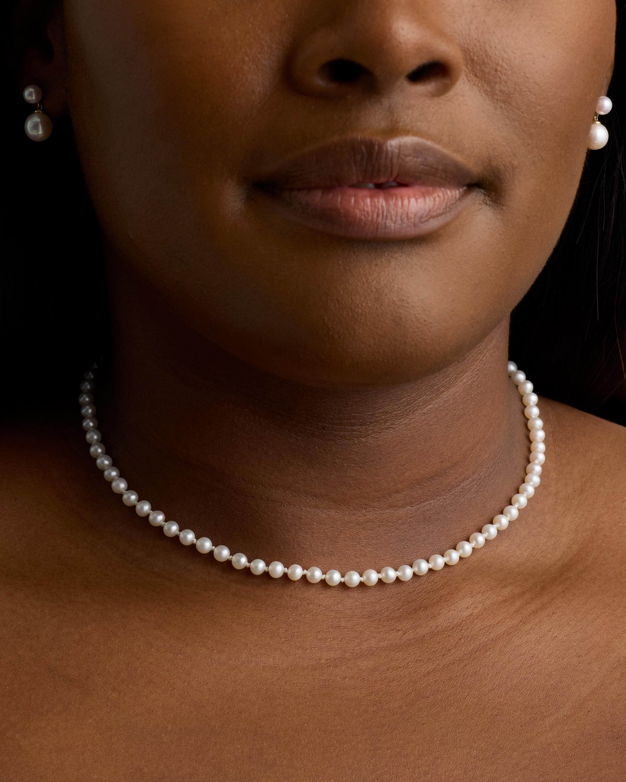 Quince | Women's 14K Gold Freshwater Cultured Pearl Strand Necklace Product Image