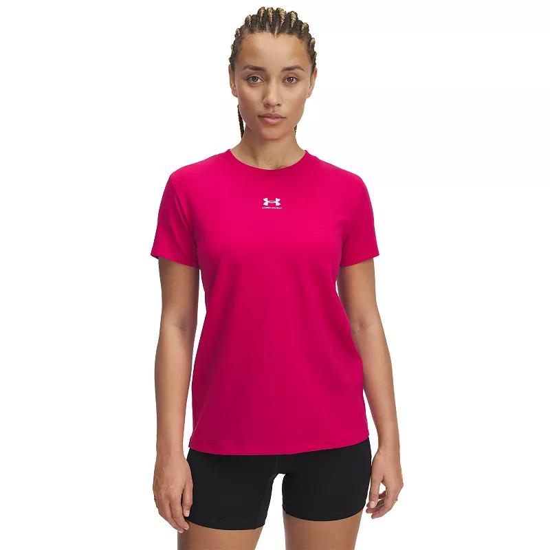 Women's Under Armour Rival Core Short Sleeve Tee,  Product Image