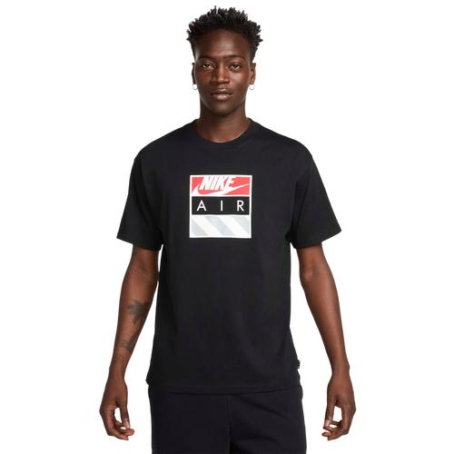Nike Mens Nike NSW Air M90 T-Shirt - Mens White/Black Product Image