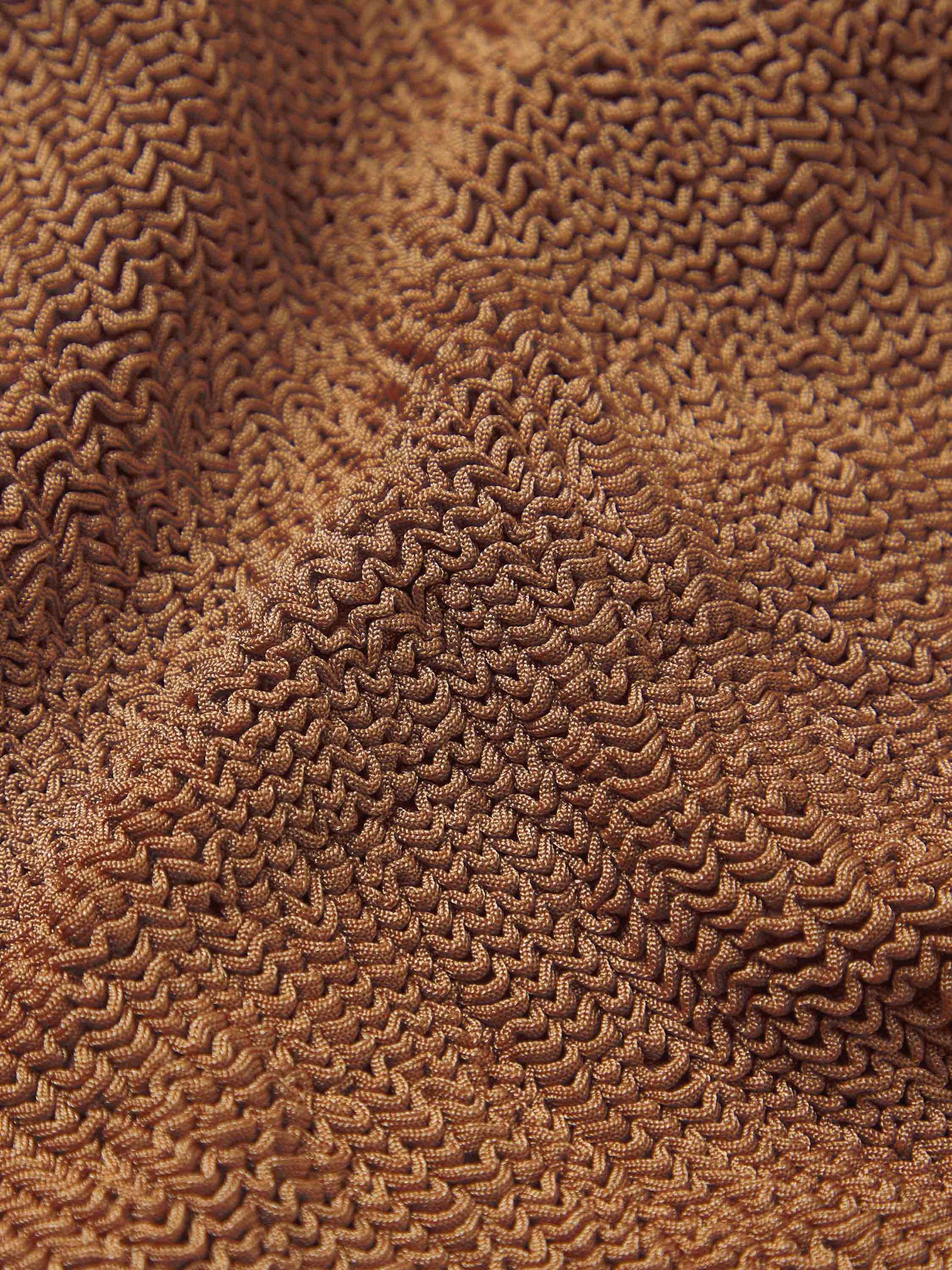 Square Neck Swim - Metallic Cocoa Product Image