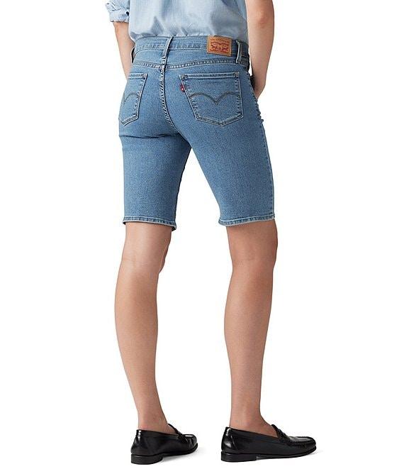 Levi's® Mid-Rise Shaping Bermuda Denim Shorts Product Image