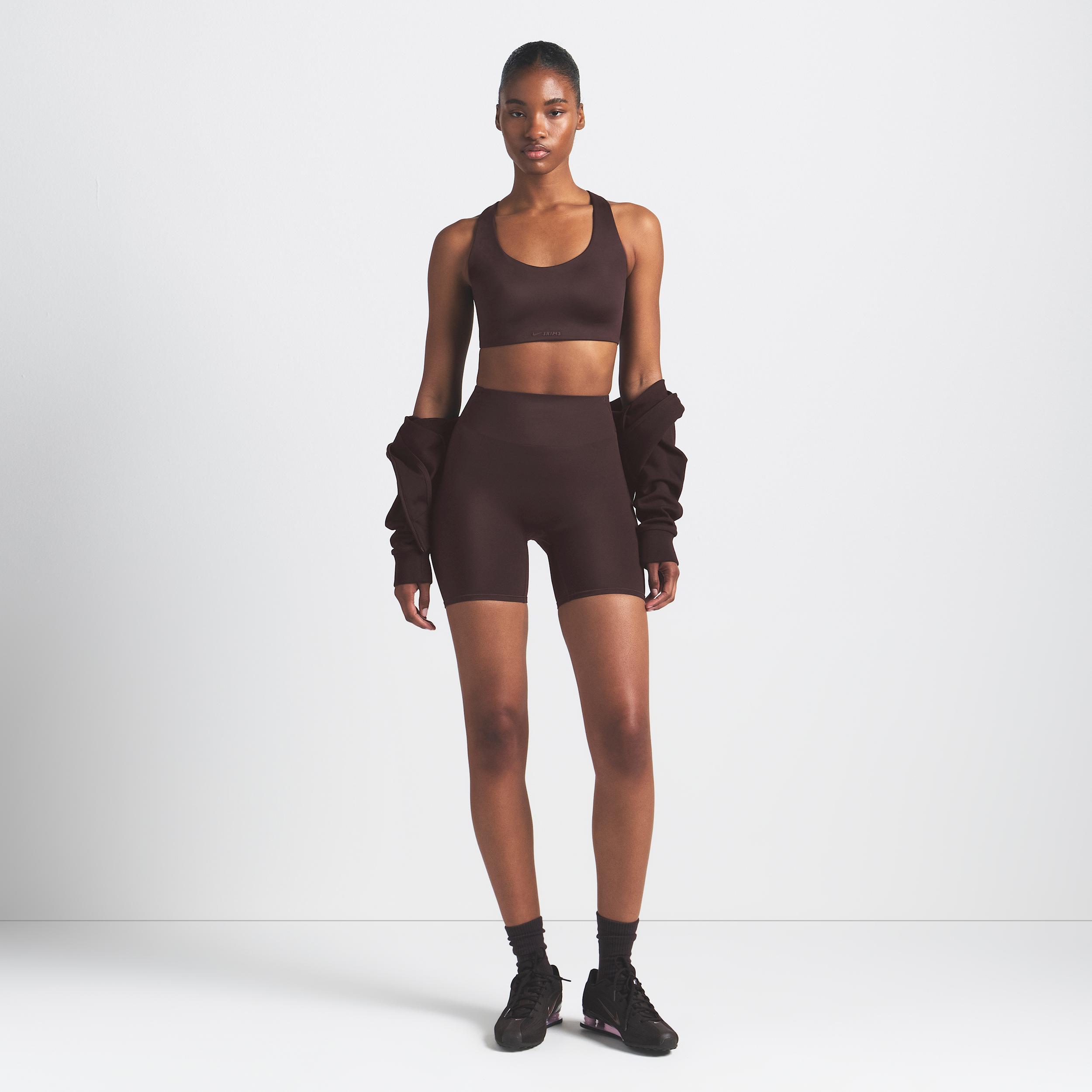 Nike Womens SKIMS Shine Racerback Bra | BRSPT7003W-PHO Product Image