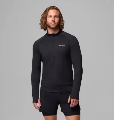 Columbia Mens Endless Trail Half Zip Mesh Long Sleeve Shirt- Product Image
