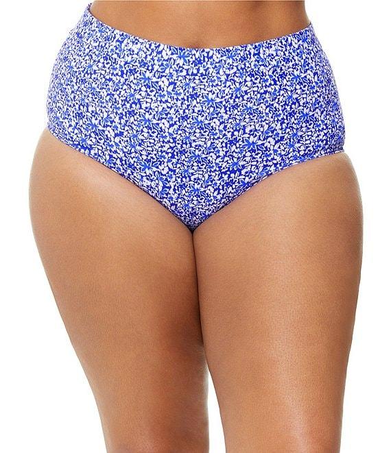 Raisins Curve Plus Size Amalfi Coast Island High Waist Swim Bottom Product Image