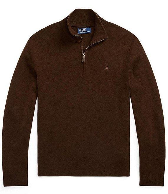 Polo Ralph Lauren Wool Quarter-Zip Sweater Product Image