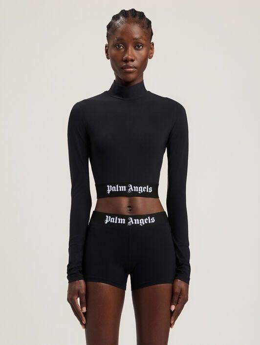 Classic Logo Long-Sleeved Mockneck Top Product Image