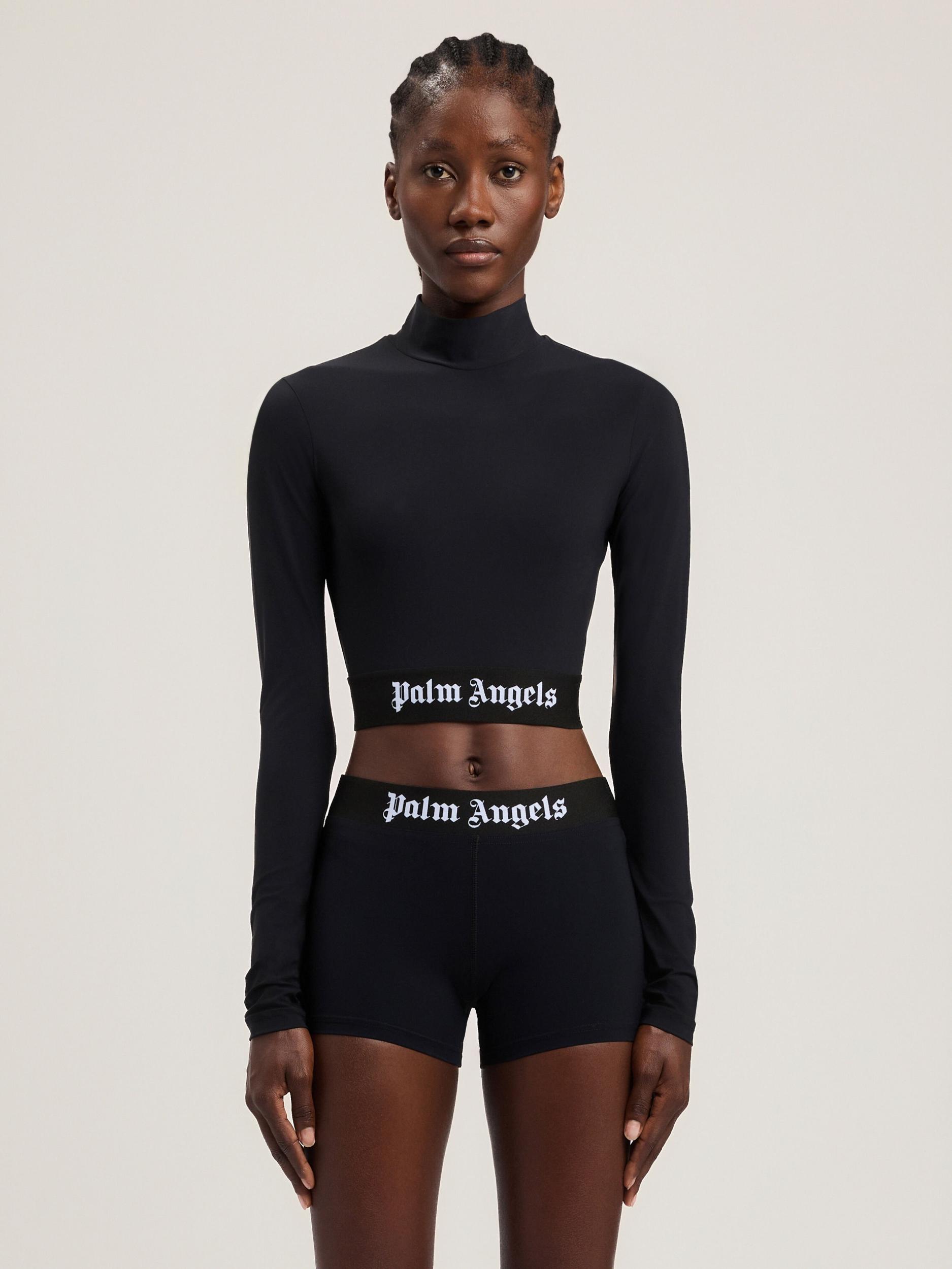 Classic Logo Long-Sleeved Mockneck Top Product Image