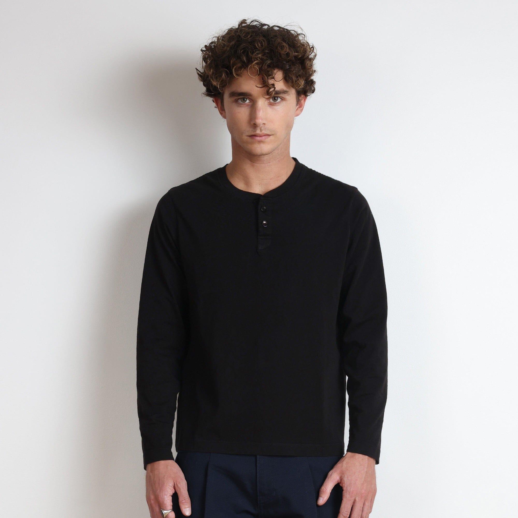 Los Feliz Crop Muscle Tee | Henley Long Sleeve Male Product Image