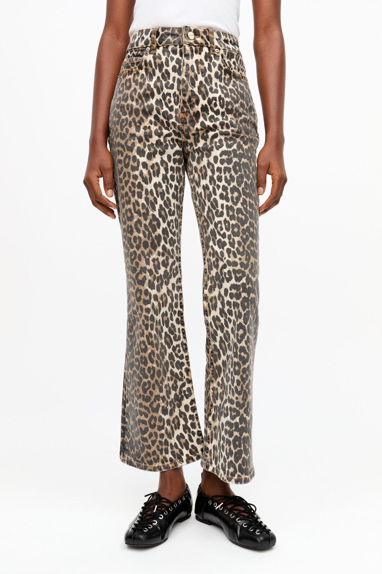 Leopard Betzy Jeans Product Image