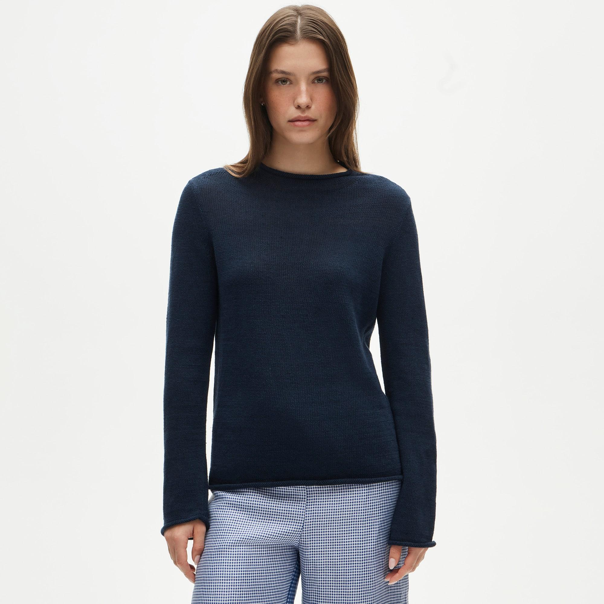 Summer Rollneck™ sweater in linen blend Product Image